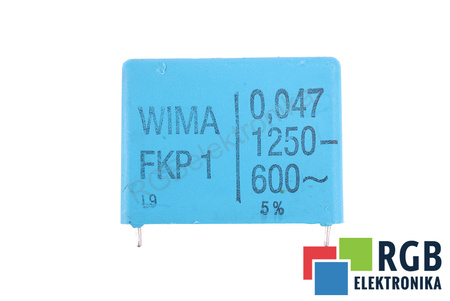 CONDENSATEUR 0.047UF FKP1 WIMA 1250VDC, 600VAC