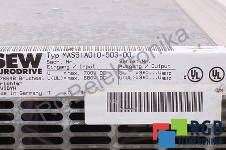 MAS51A010-503-00 SEW EURODRIVE UMRICHTER MOVIDYN