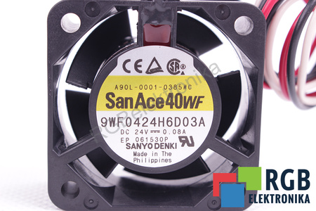 A90L-0001-0385#C FANUC 9WF0424H6D03A 40X40X20MM, 24V VENTILATEUR
