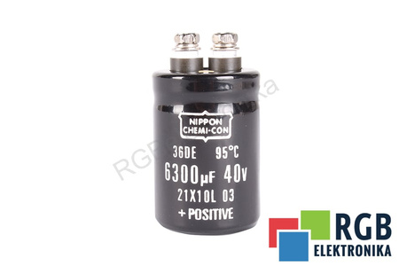 CONDENSATEUR E36D400LPN632UA54N NIPPON 36DE 6300UF, 40V