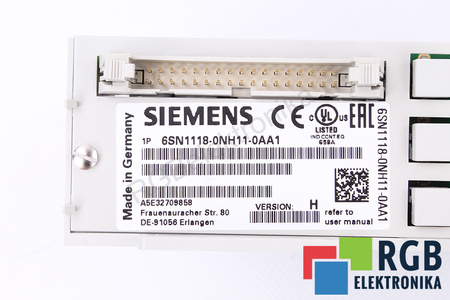 6SN1118-0NH11-0AA1 SIEMENS SIMODRIVE 611 CARTE DE COMMANDE