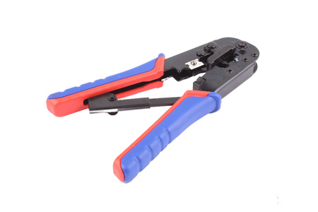 PINCES A SERTIR POUR FICHES TÉLÉPHONIQUES TYPE WESTERN 975110 KNIPEX 97 51 10 190X70X18MM