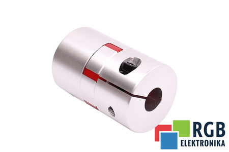 YH10-46-16-16-70 D=46MM D1= D2=16MM L=70MM ALUMINIUM ACCOUPLEMENT ÉLASTIQUE A MÂCHOIRES
