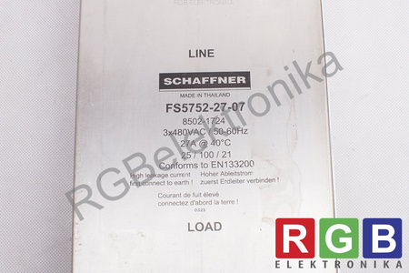 FS5752-27-07 SCHAFFNER FILTRE