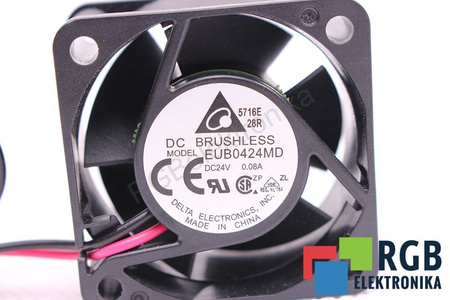 EUB0424MD DELTA 40X40X20MM, 24V VENTILATEUR