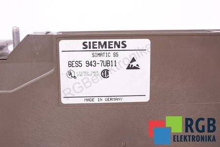 6ES5943-7UB11 SIEMENS CPU 943 SIMATIC S5