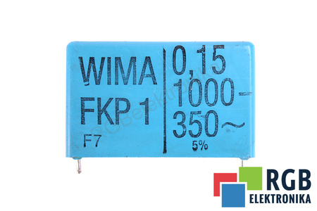 CONDENSATEUR 0.15UF FKP1 WIMA 1000VDC, 350VAC