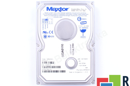 YAR41BW0 MAXTOR DIAMONDMAX 3.5" 60GB ATA