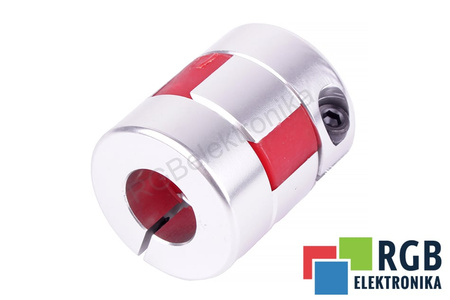 YH10-25-8-12-30 D=25MM D1/D=8/12MM L=30MM ALUMINIUM ACCOUPLEMENT ÉLASTIQUE A MÂCHOIRES