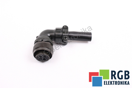 FICHE FEMELLE COUDÉE XMS4108A18-10S POUR SERVOVARIATEURS XMS4108A18-10S YASKAWA 4 PIN REMPLACEMENT