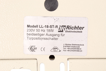 LL-18-ST-R RICHTER ELEKTROTECHNIK LAMPE