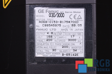 A06B-0153-B175#7000 FANUC ROTOR