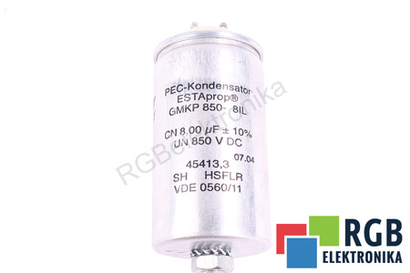 CONDENSATEUR GMKP850-8IL VISHAY 8UF, 850V