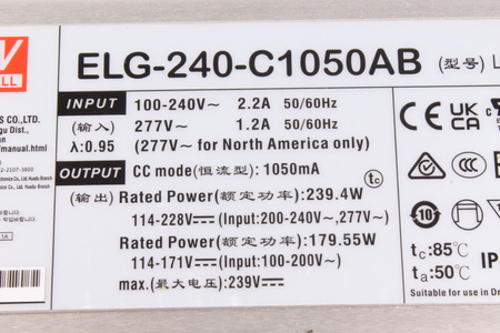 ELG-240-C1050AB MEAN WELL ALIMENTATION