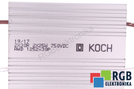 RÉSISTANCE AWD1252X3 KOCH 2X30R 2X25W 750V