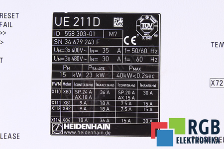 UE211D HEIDENHAIN ID.NR. 558303-01 BOÎTIER