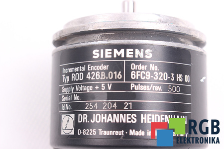 ROD426.B.016 HEIDENHAIN ID.NR.254204-21 6FC9-320-3HS CODEUR