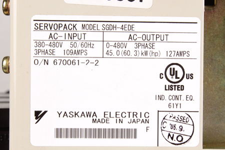 SGDH-4EDE YASKAWA