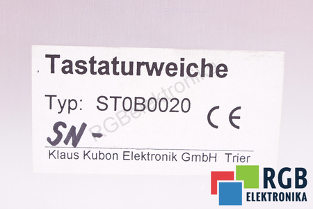 ST0B0020 KLAUS KUBEN ELEKTRONIK TASTATURWEICHE