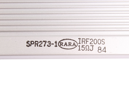 SPR273-1 RARA IRF200S 15OHM RÉSISTANCE DE FREINAGE