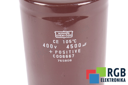 CONDENSATEUR C006667 NIPPON 4500UF, 400V
