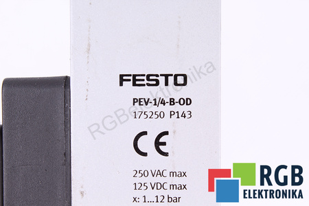PEV-1/4-B-0D FESTO 15-175PSI PRESSOSTAT