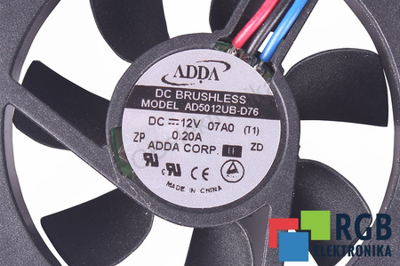 AD5012UB-D76 ADDA 50X50X15MM, 12V VENTILATEUR