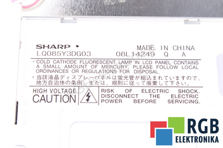 LQ085Y3DG03 SHARP 8.5" MATRICE LCD