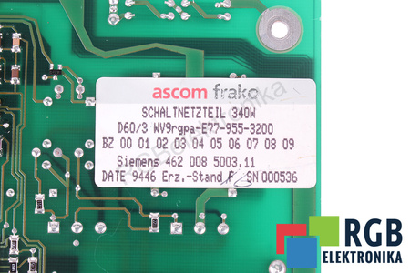 WV9RGPA-E77-955-3200 ASCOM 4620085003.11 POUR PIÈCES