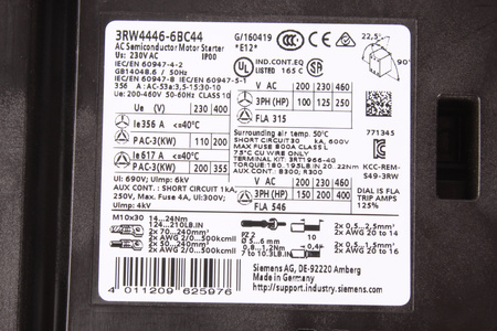 3RW4446-6BC44 SIEMENS SIRIUS