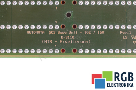 D-3110 AUTOMATA SCS BASE UNIT 16E/16A POUR PIÈCES