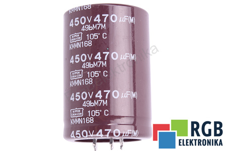 CONDENSATEUR KMMN168 NIPPON 470UF, 450V