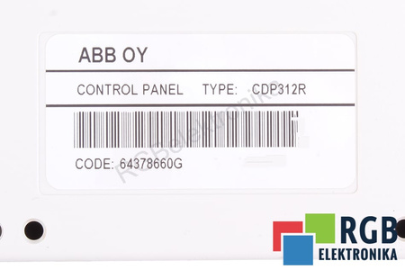 CDP312R ABB PANNEAU DE CONTRÔLE ET DE COMMANDE