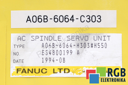 A06B-6064-H303#H550 FANUC A06B-6064-C303