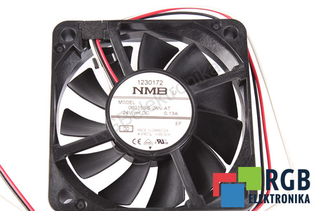 06015SS-24N-AT NMB TECHNOLOGIES 60X60X15MM, 24V, 0.13A VENTILATEUR