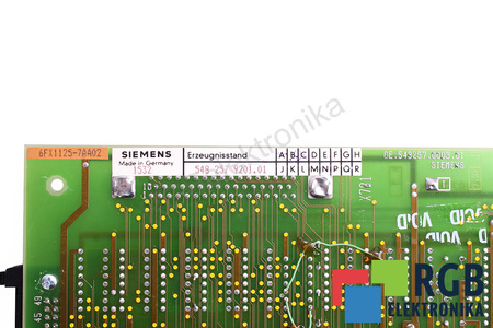 6FX1125-7AA02 SIEMENS SINUMERIK 3 POUR PIÈCES