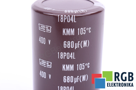 CONDENSATEUR 18PO4L NIPPON 680UF, 400VDC