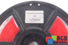 1,75MM HS PLA FILAMENT 0.5KG RED FLASHFORGE DIMENSION EXTÉRIEURE DE LA BOBINE 180MM, DIMENSION INTÉRIEURE DE LA BOBINE 50MM, LARGEUR DE LA BOBINE 45MM