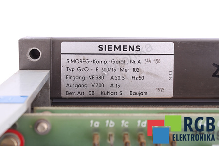 GCO-E300/15 SIEMENS SIMOREG