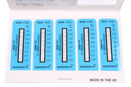 0646.1724 TESTO TESTOTERM BANDES DE MESURE DE TEMPÉRATURE
