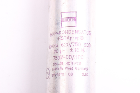 CONDENSATEUR GMKU620/750SBS ESTA 20UF, 750VDC