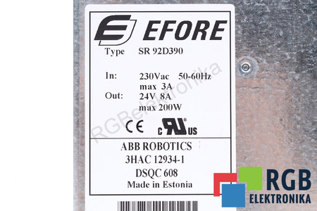 SR92D390 EFORE DSQC608 3HAC12934-1