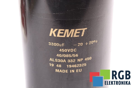 CONDENSATEUR ALS30A332NP450 KEMET 3300UF, 450V