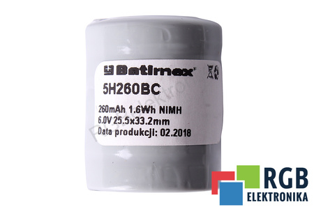 5H260BC BATIMEX 6V, 260MAH BATTERIE