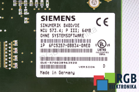 6FC5357-0BB34-0AE0 SIEMENS SINUMERIK 840D/840DE NCU 573.4 VERSION D