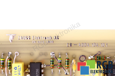 EB-4004.104.10F ZAUGG ELEKTRONIK POUR PIÈCES