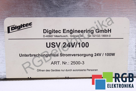 USV24V/100 DIGITEC 2500-3