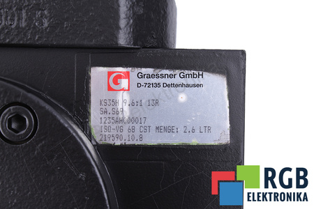 KS35H GRAESSNER 1235AH000017 I=6 RÉDUCTEUR