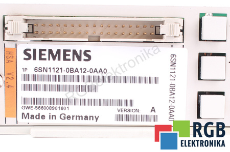 6SN1121-0BA12-0AA0 SIEMENS SIMODRIVE 611-A POUR PIÈCES