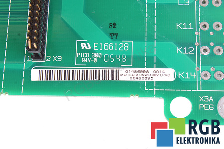 E82MV752-4BL MOTEC CONTROL 01486998 E166128 POUR PIÈCES
